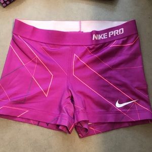 Nike pro women’s compression shorts